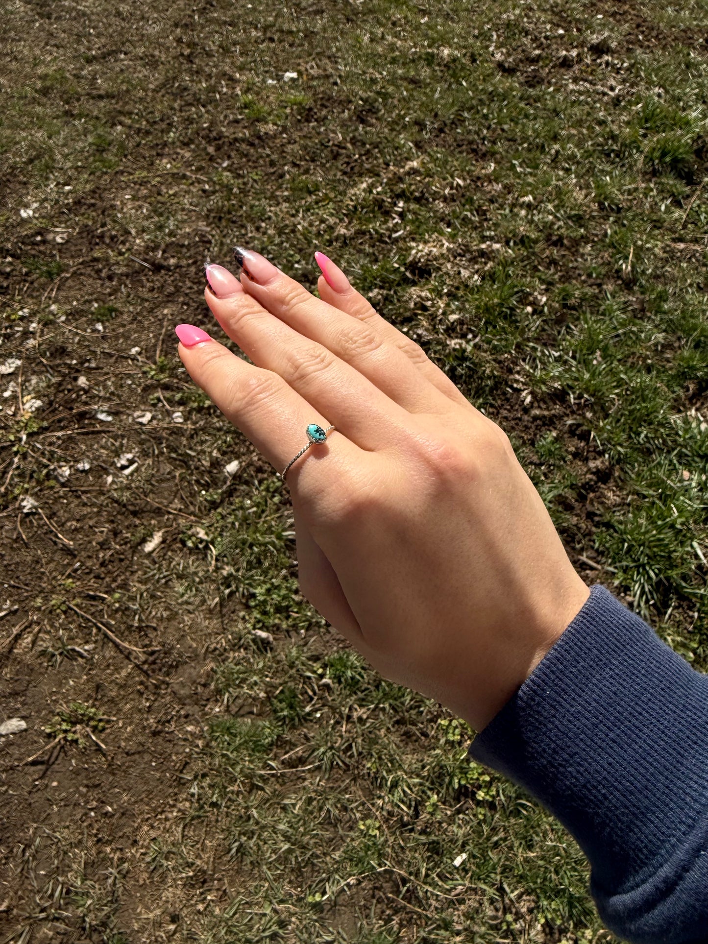 Kingman turquoise ring