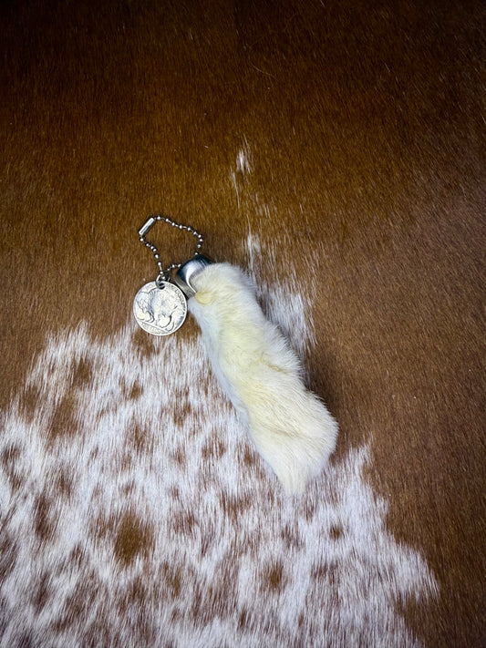 Buffalo nickel keychain