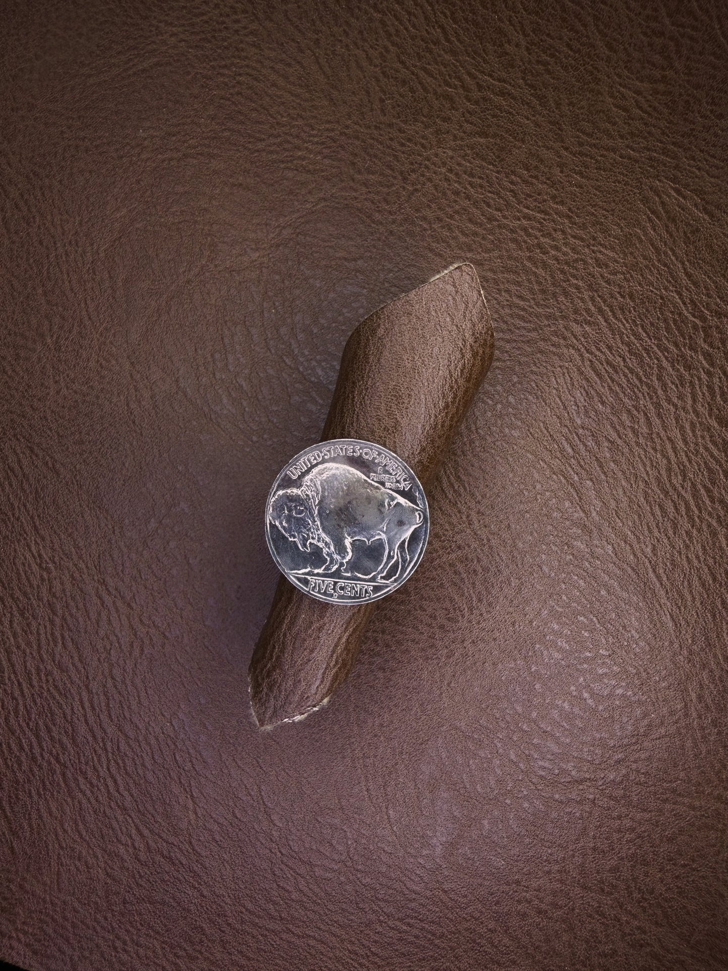Buffalo nickel ring 