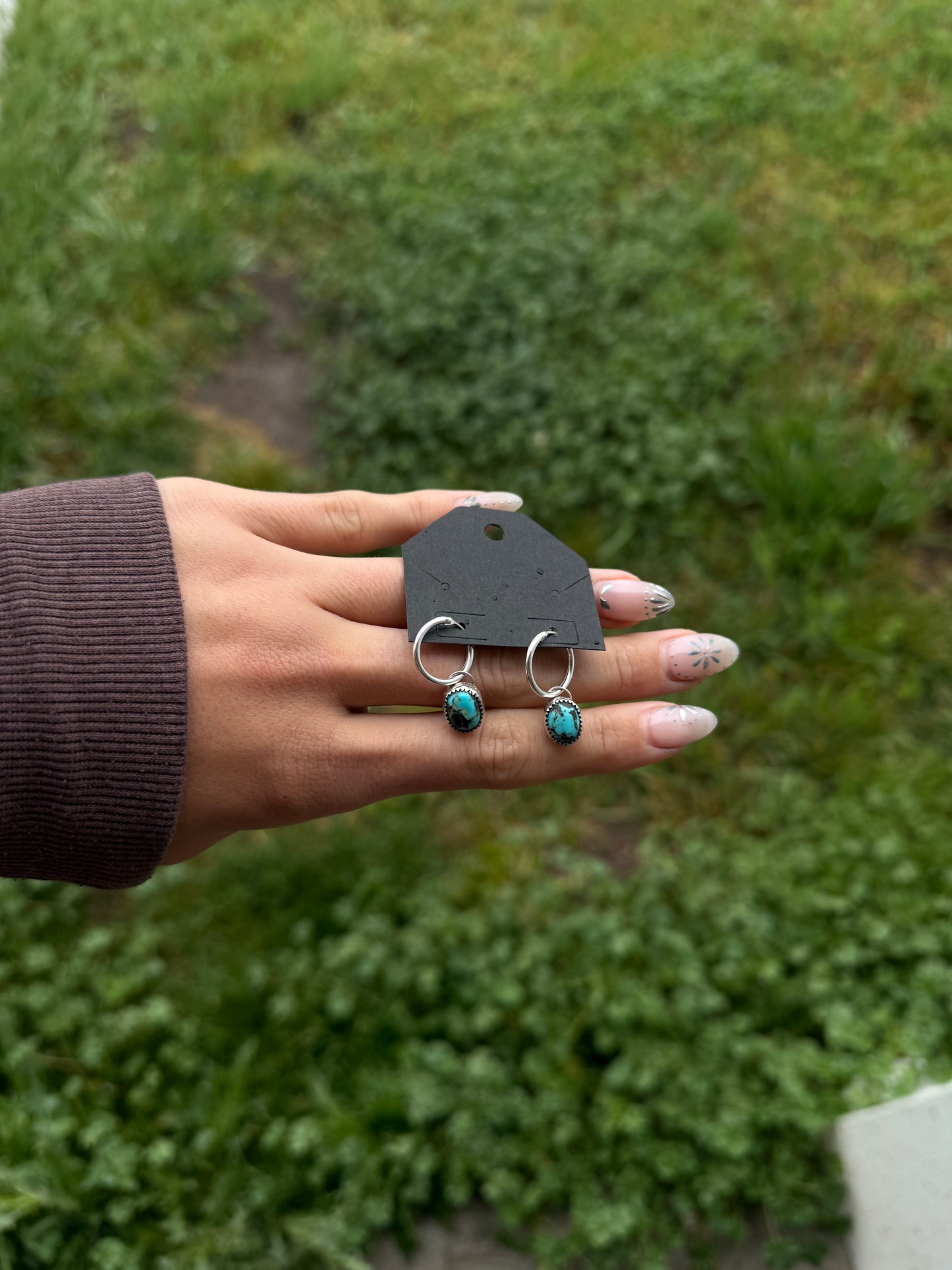 Kingman hoop earrings