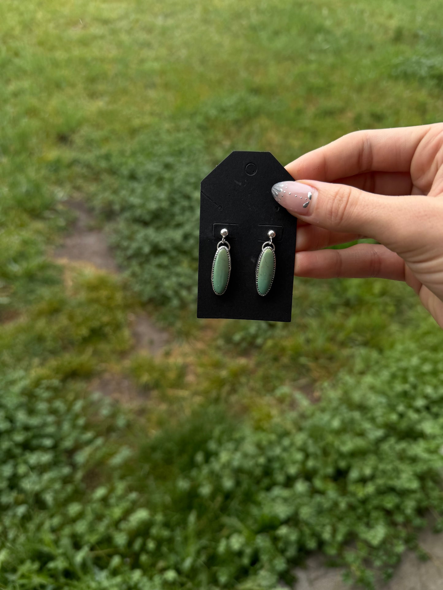 Turquoise studs
