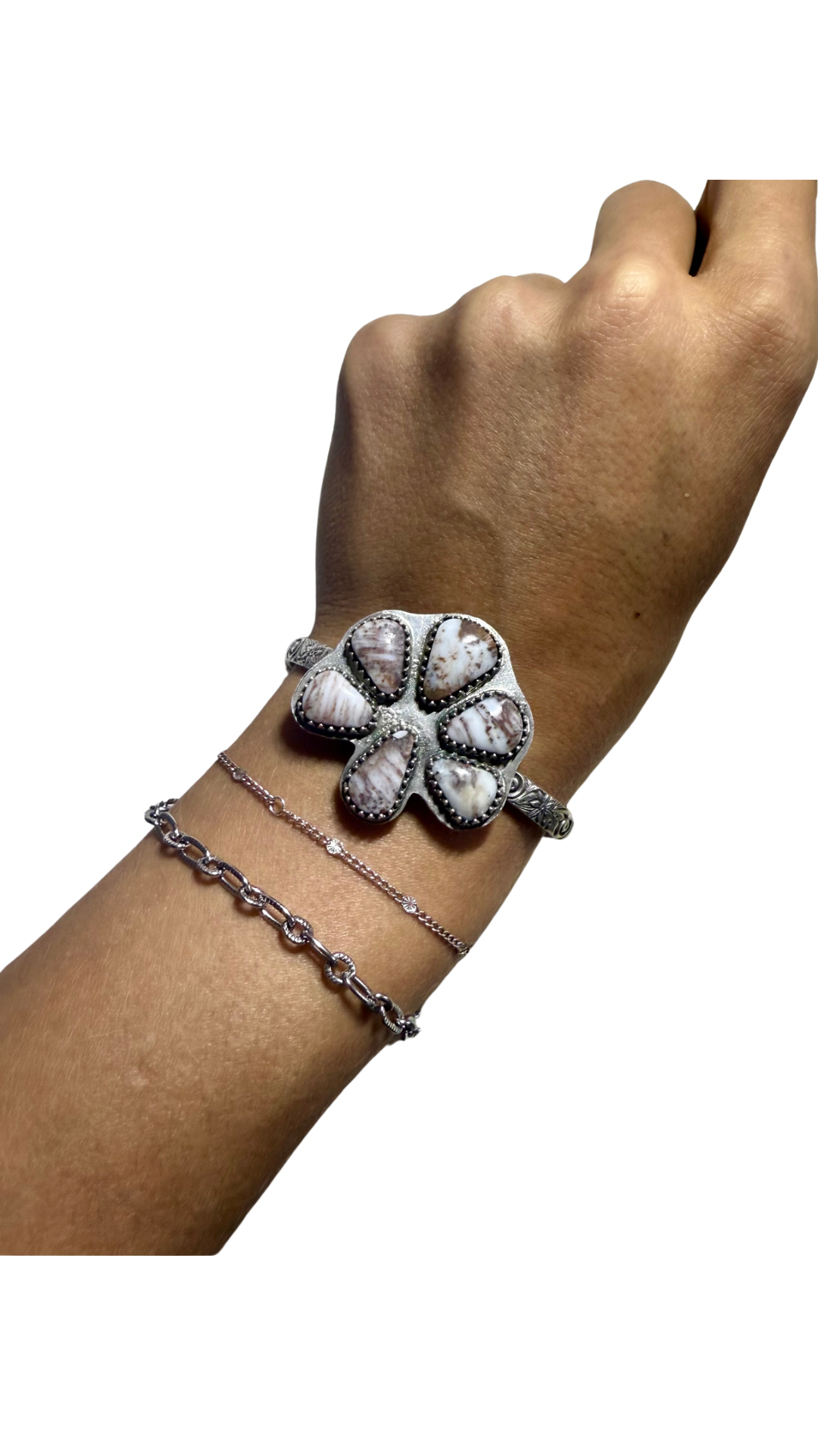 Sterling silver cuff