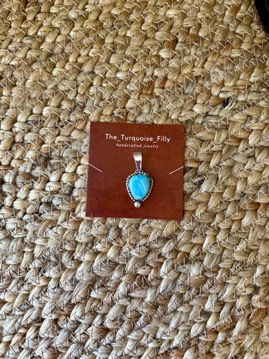Larimar pendent