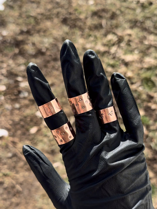 Copper rings ￼