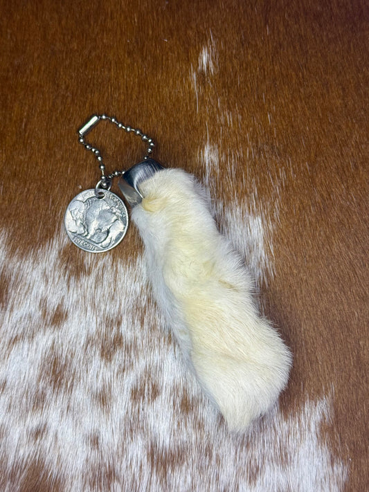 Buffalo nickel keychain
