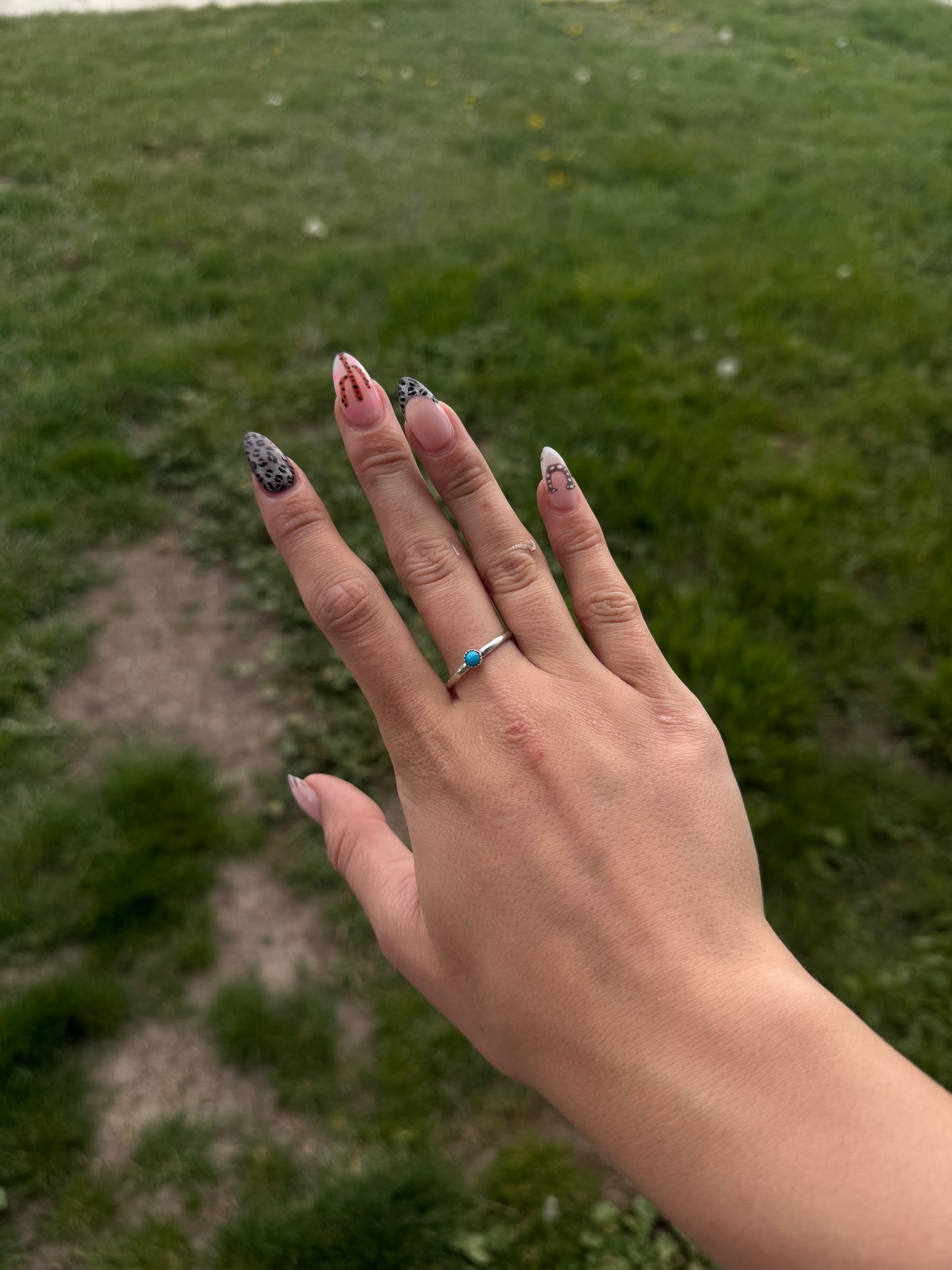 Kingman turquoise ring