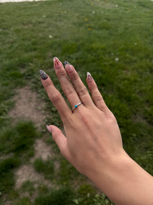 Kingman turquoise ring